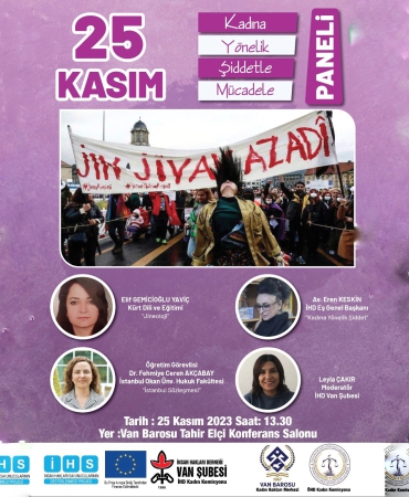 25 Kasım Kadına Yönelik Şiddetle Mücadele Paneli