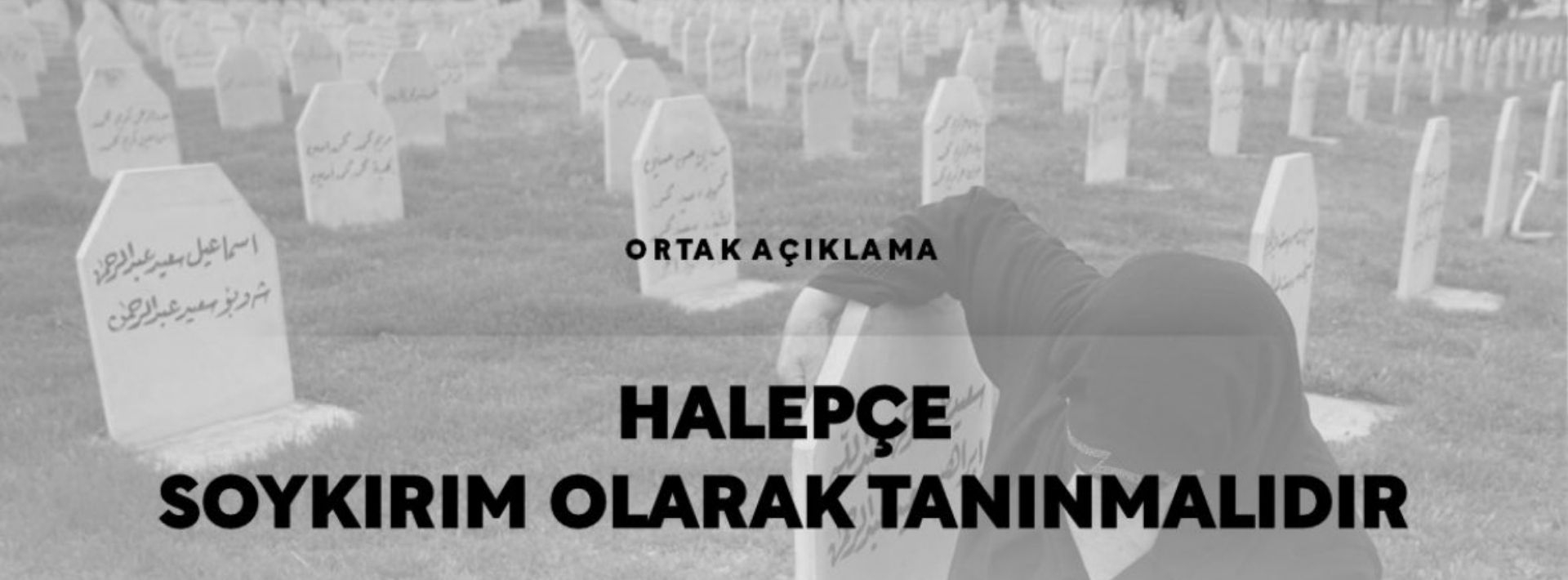 14 Baro’dan Ortak Açıklama: Halepçe Soykırım Olarak Tanınmalıdır.