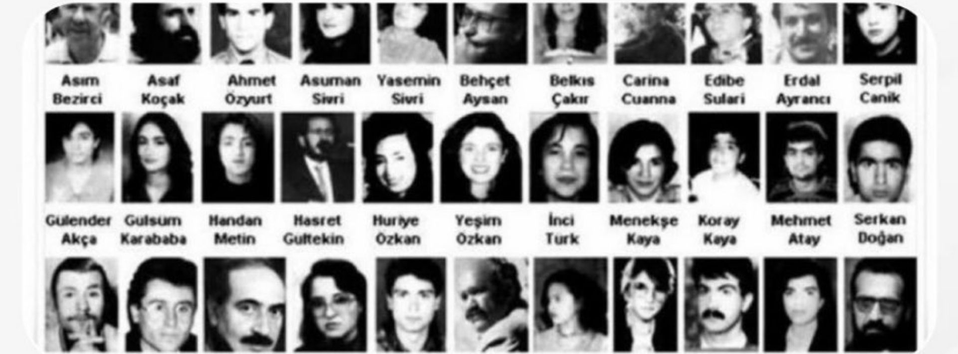 Madımak Katliamı’nda Yaşamını Yitiren Can’ları Saygıyla Anıyoruz.