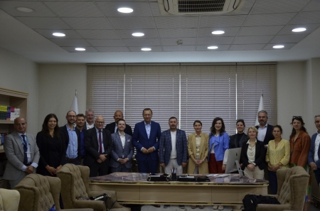Konrad Adenauer Stiftung Türkiye Temsilciliği İle temsilciliğe eşlik eden heyet Baromuzu ziyaret etti.
