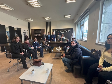 Rojin Kabaiş'in babası Nizamettin Kabaiş ve aile yakınlarını baromuzda ağırladık