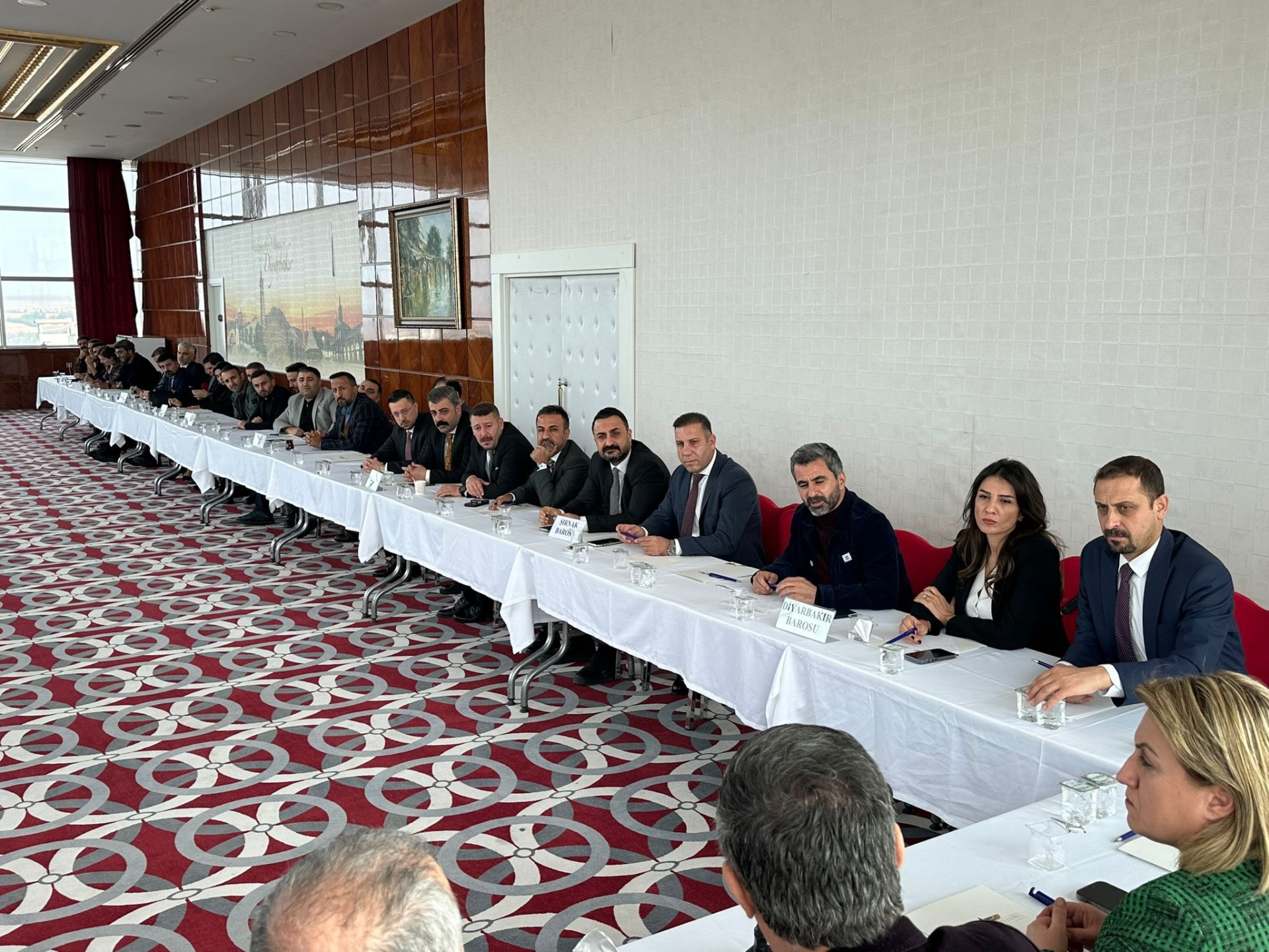 Bölge Baro Başkanları ve TBB Delegeleri Diyarbakır Barosu Ev Sahipliğinde Toplandı