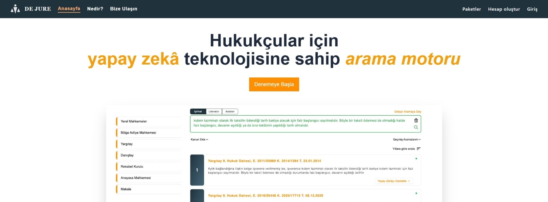Baromuz ile De Jure Al Yapay Zeka Destekli İçtihat Programı Arasında İş Birliği Protokolü İmzalandı.