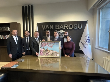 ADALET BAKANI SAYIN YILMAZ TUNÇ’UN VAN BAROSU ZİYARETİ