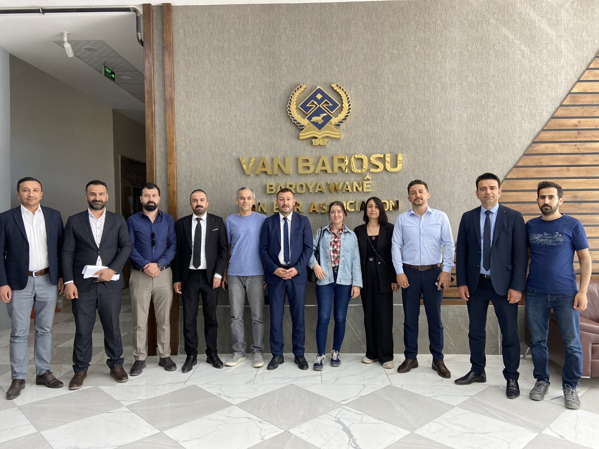 Me îro wekî Baroya Wanê pêşwazîya Komeleya Vekolîn û Perwerdeya Hiqûqê (DADSAZ) kir