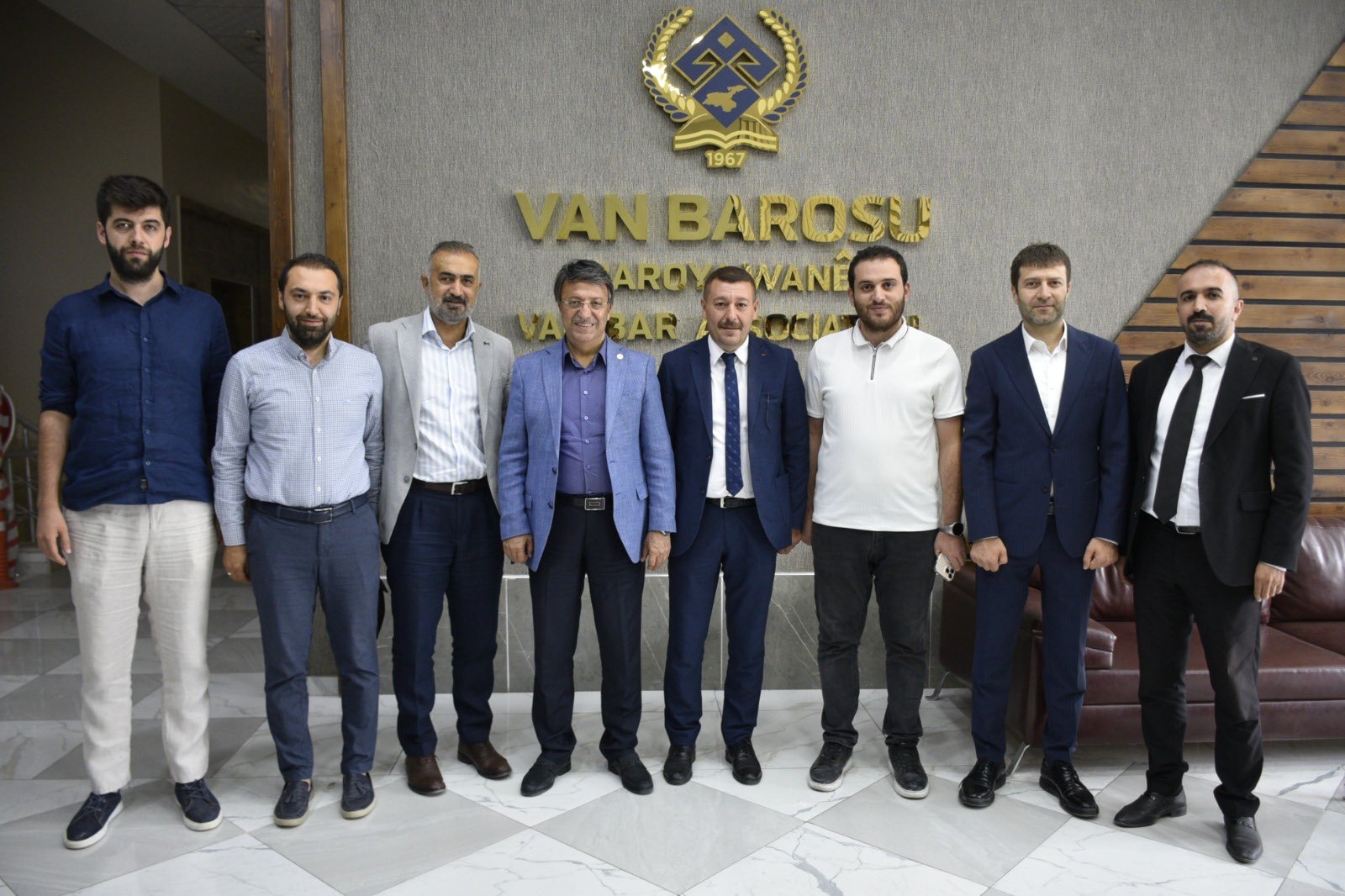 Adli Yıl açılışında AKP Van Milletvekili Kayhan Türkmenoğlu'nun Baromuza Ziyareti