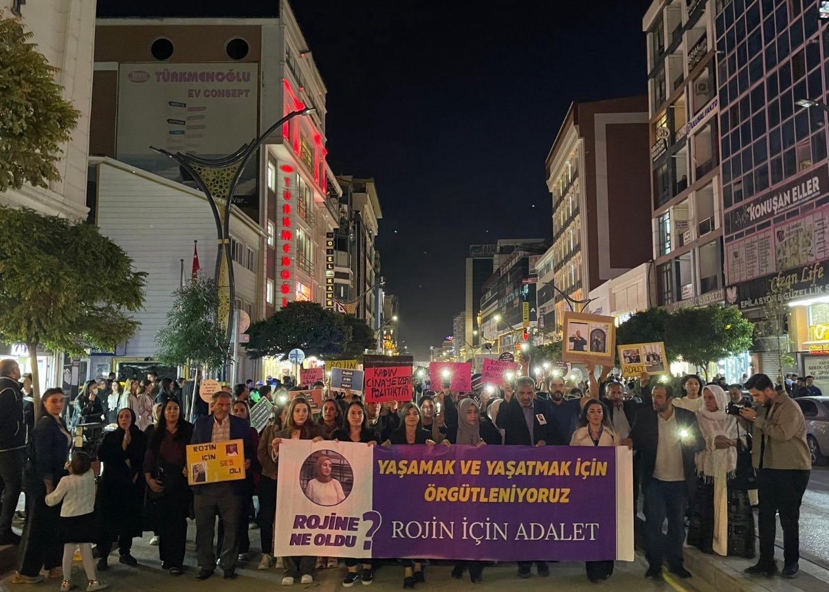 Bugün Van, Rojin için Yürüdü