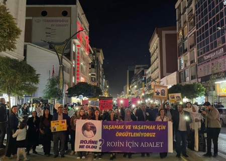 Bugün Van, Rojin için Yürüdü