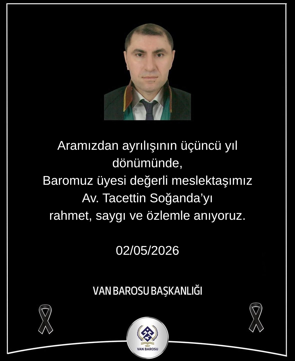 BAŞSAĞLIĞI VE ANMA