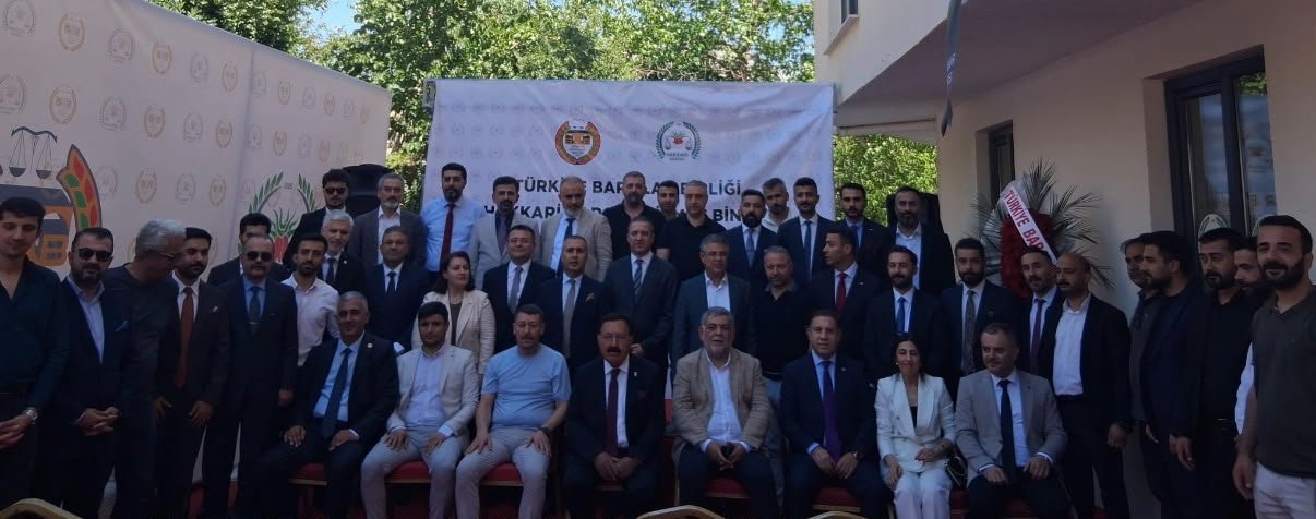 Hakkâri Barosu’nun yeni hizmet binasının açılış töreni