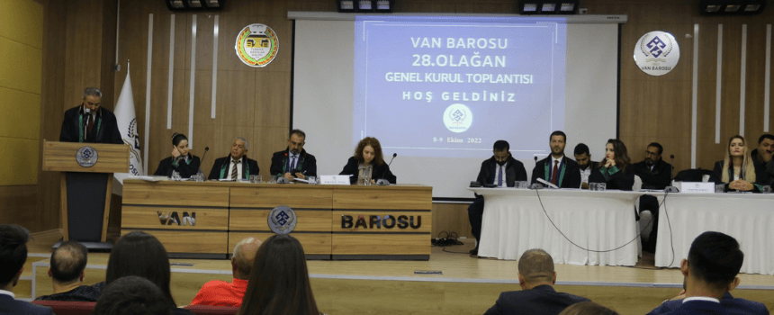Van Barosu 28. Olağan Genel Kurulu 8-9 Ekim 2022