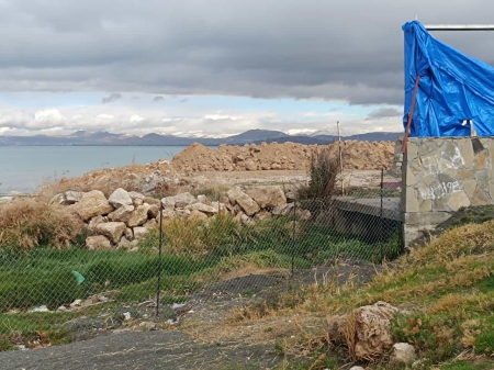 Van ili Edremit ilçesi kıyısındaki dolgu çalışmasında yaşanan çevre tahribatı ve hukuksuz uygulamaya ilişkin